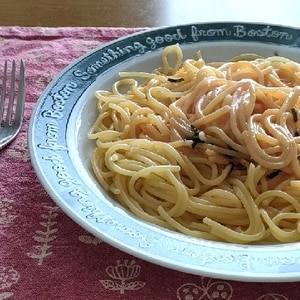 簡単♪手近な材料de(^^)辛子明太子パスタ♪